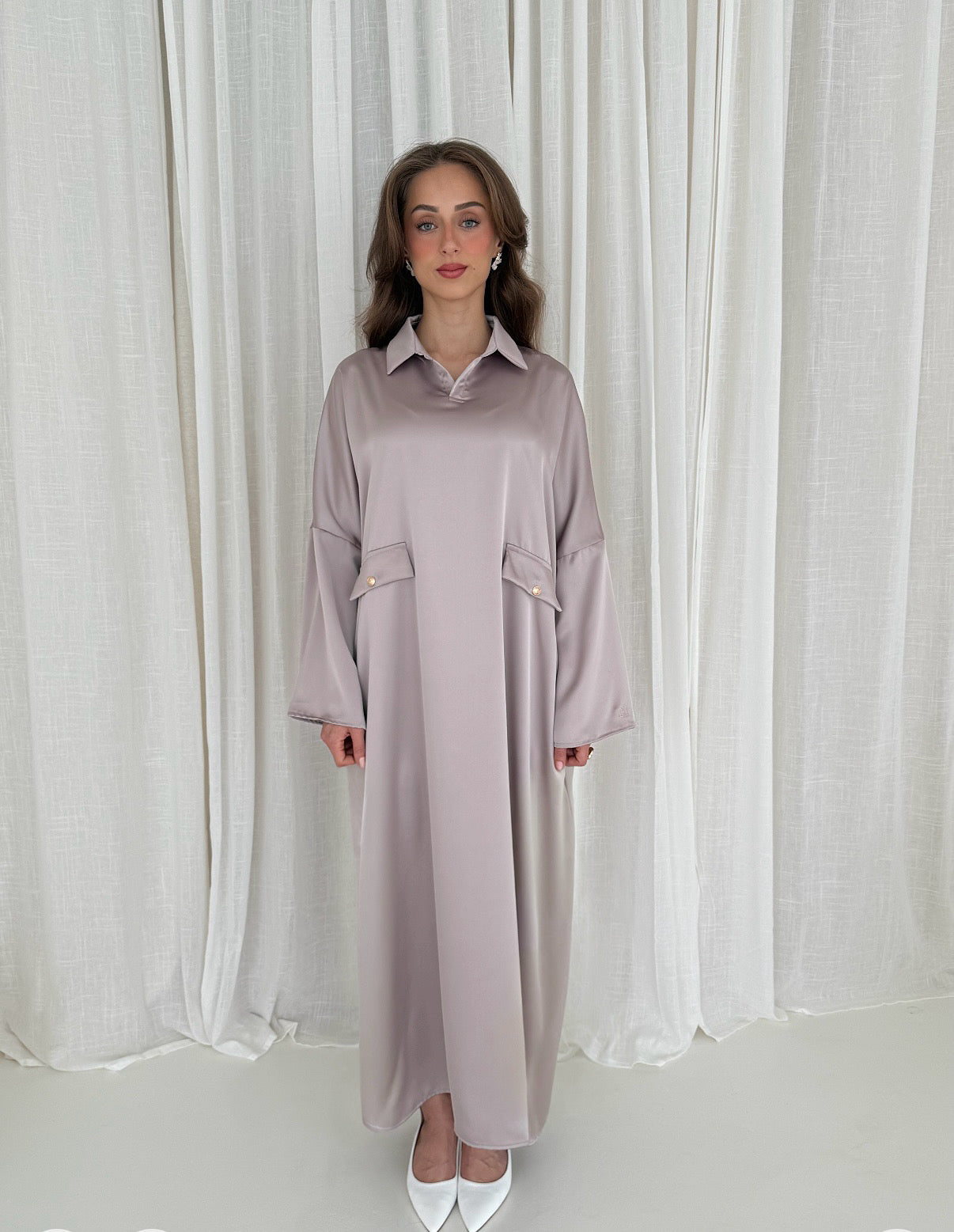Dress: Taupe