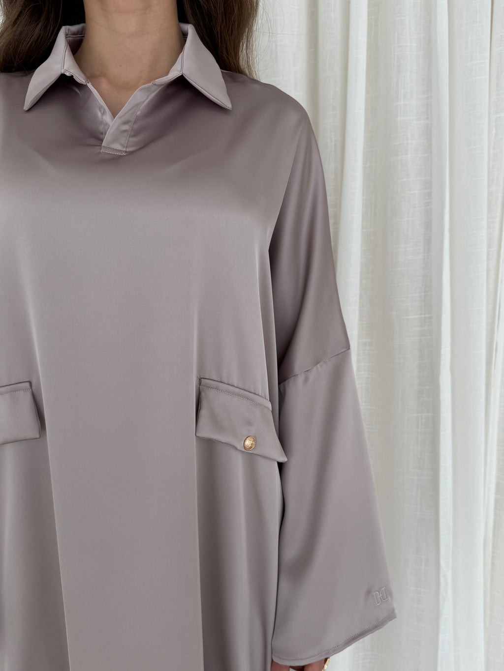 Dress: Taupe