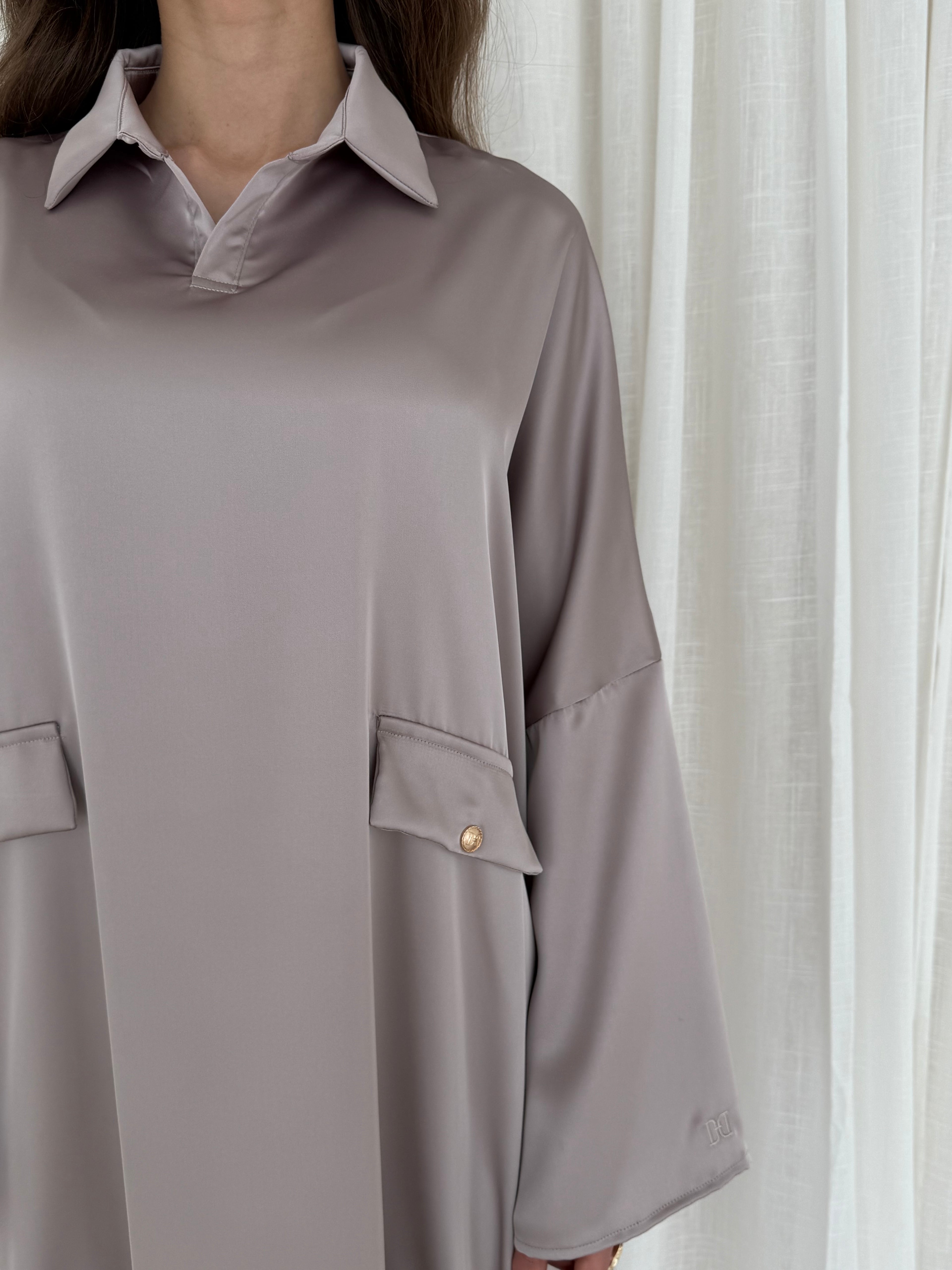 Dress: Taupe