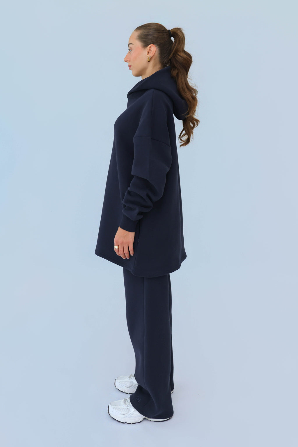 Essential Hoodie Set - Navy Blue
