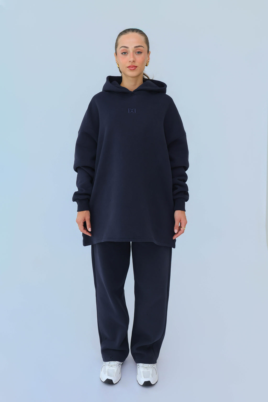 Essential Hoodie Set - Navy Blue