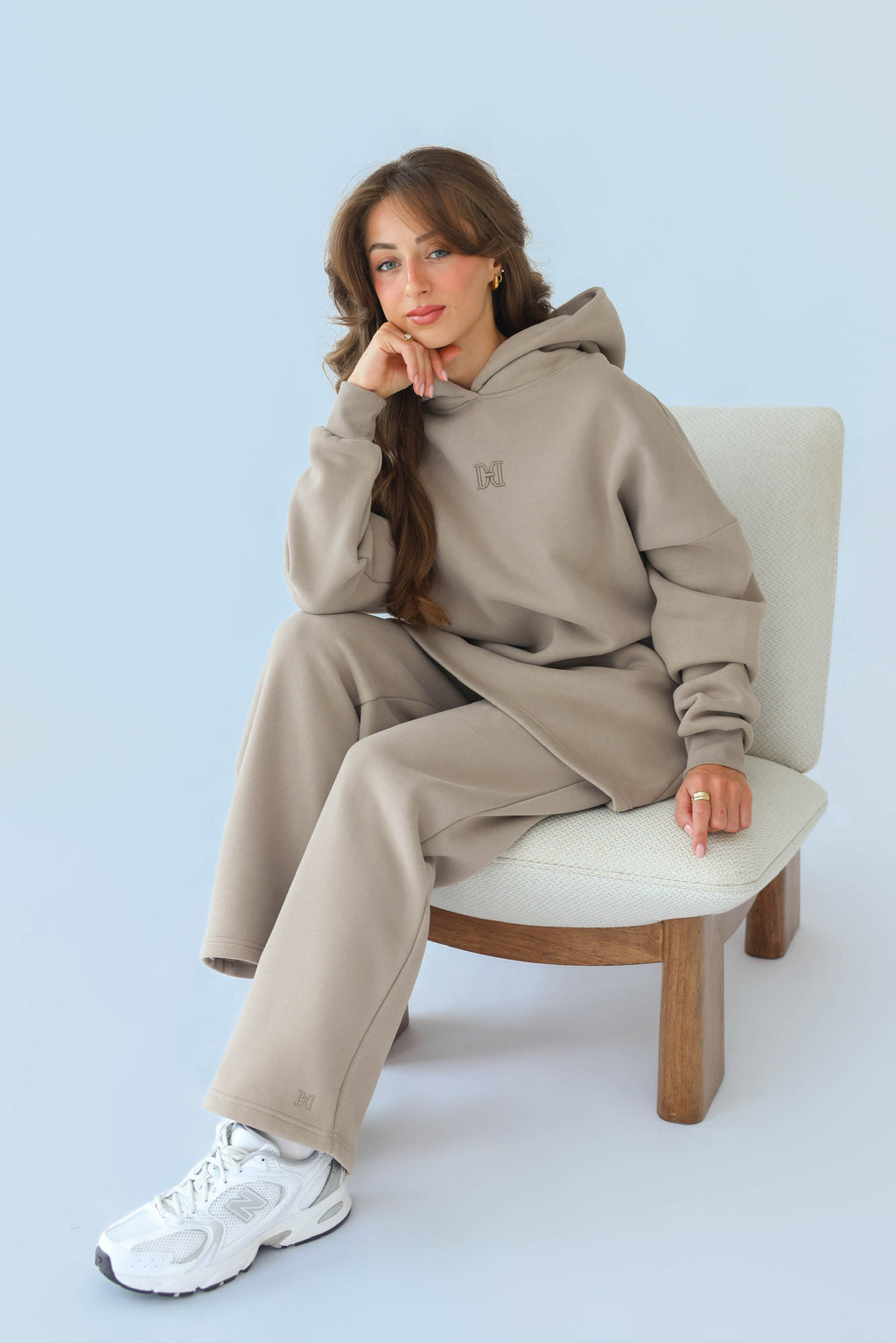 Essential Hoodie Set - Taupe