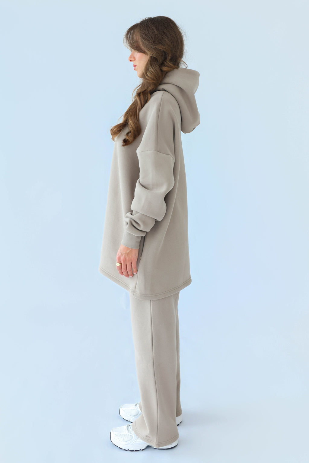 Essential Hoodie Set - Taupe